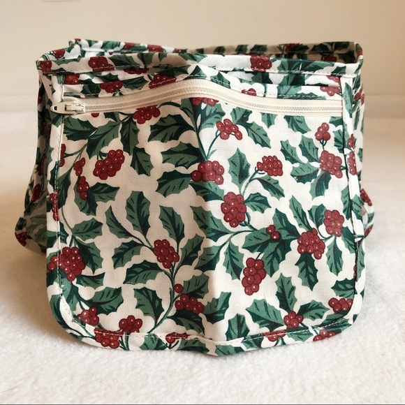 Longaberger Accessories - Longaberger Traditional Holly Shoulder Purse Liner with Pockets Cotton